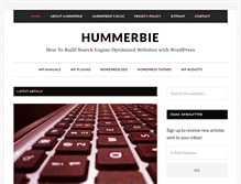 Tablet Screenshot of hummerbie.com